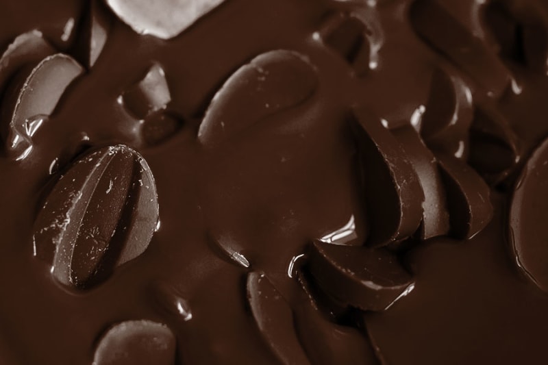 émulsion ganache au chocolat